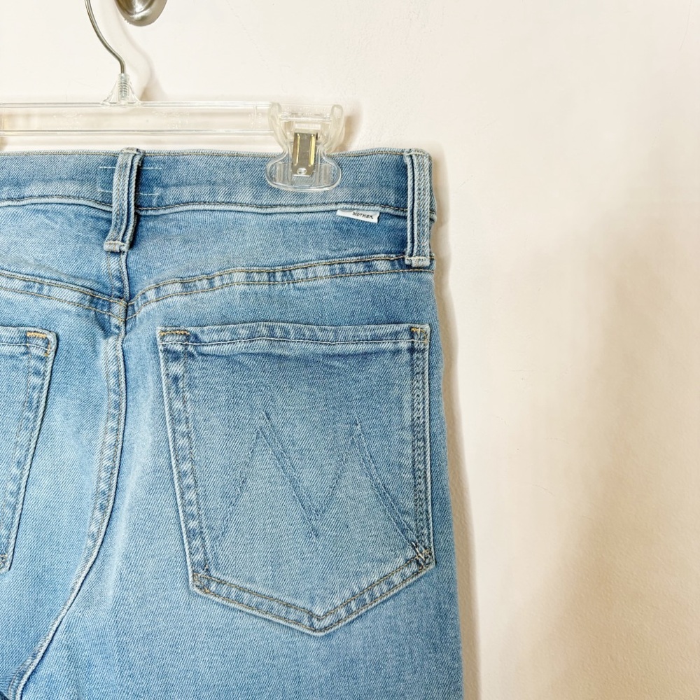 Mother Denim The Tomcat High Rise Straight Leg Jeans Ankle Fray Kitty Corner 26 - Picture 5 of 8